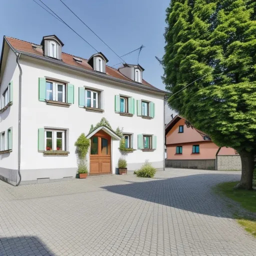 appartement mit ausblick und balkon